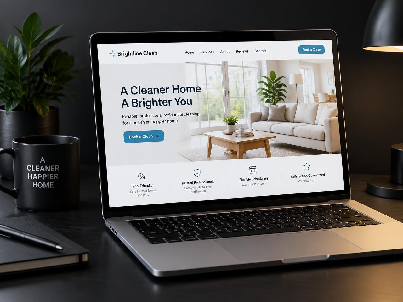 Website for Cleaning services