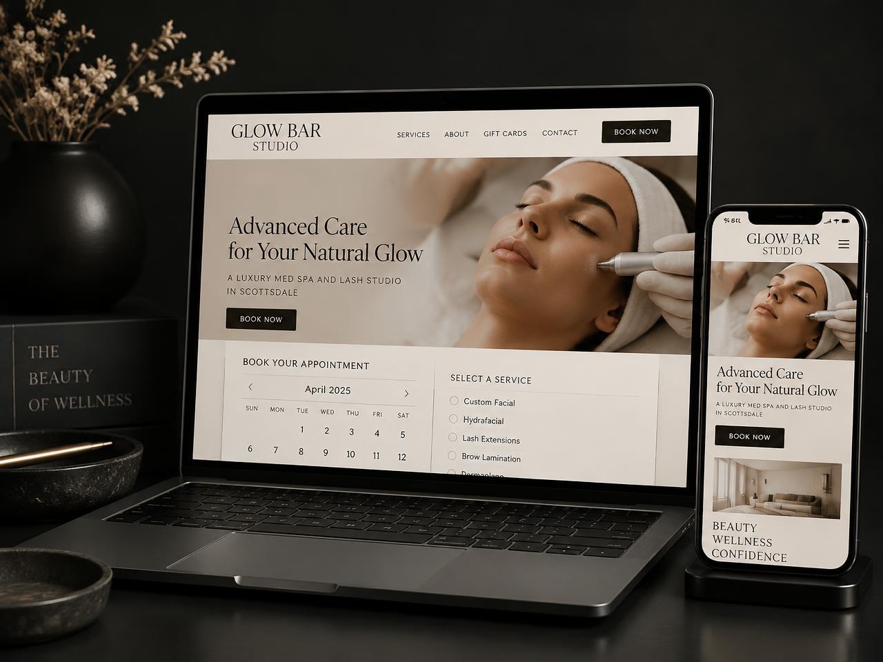 Website for Med spas and aesthetics