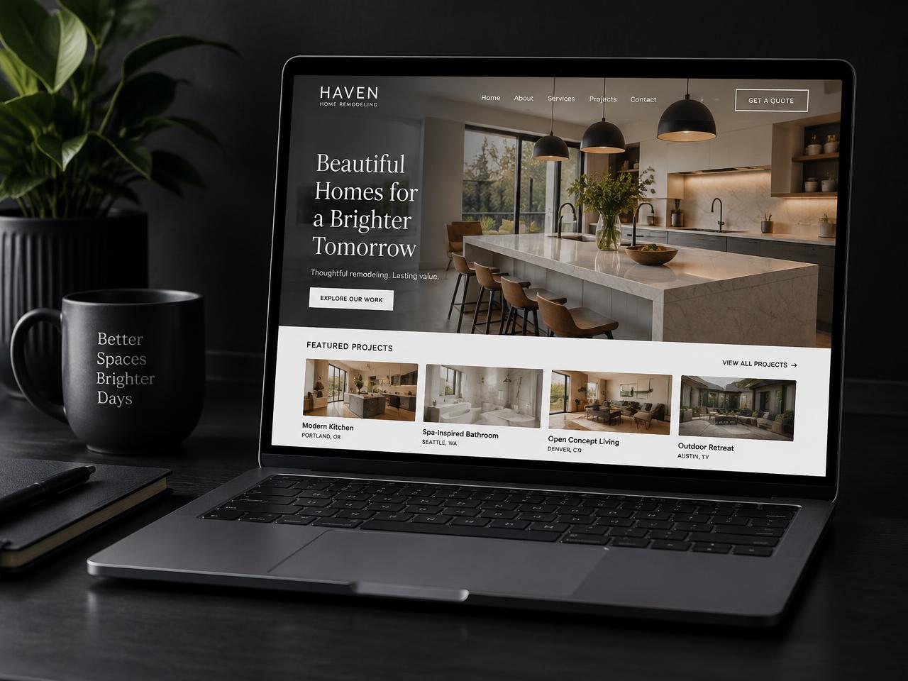 Website for Remodeling and construction